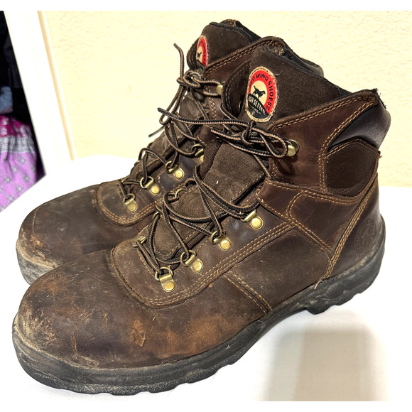 Red Wing Irish Setter Work Hunting Boots Mens Size 12 D Composite Toe Safety - Picture 1 of 12